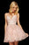 Sherri Hill - 53074 Beaded Lace Sweetheart A-Line Short Dress In Pink