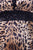 Eureka Fashion - 1819 Animal Printed Sheath Cocktail Dress in Black and Print