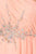 Eureka Fashion - 2525 Floral Jewel-Ornate Pleated Chiffon Gown in Pink