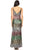 Eureka Fashion - 9105 Multi Color Allover Sequin Evening Gown In Silver and Multi-Color