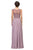 Eureka Fashion - 3711 Sleeveless Lace Scoop Chiffon A-line Dress In Brown