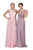 Eureka Fashion - 3711 Sleeveless Lace Scoop Chiffon A-line Dress In Pink and Brown