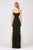 Eureka Fashion - 7006 Lace Embellished Off-Shoulder Mermaid Gown In Black and Gold