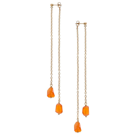 Free Form Nugget Duster Earrings