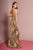 Elizabeth K - GL2572 Sequined Halter Cutout Bodice Gown In Gold