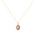 18k White Gold Pendant With Ethiopian Opal & Pink Sapphire