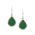 Tresor Collection - Black Spinel U/S & Diamond Earring in 18k Yellow Gold