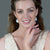 Tresor Collection - Rainbow Moonstone & Diamond Earring in 18k Yellow Gold