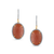 Tresor Collection - 18K Yellow Gold Earring With Peach Moonstone & Diamond