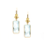 Tresor Collection - Gemstone and Raw Diamond Earring in 18K Gold