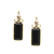 Tresor Collection - Gemstone and Raw Diamond Earring in 18K Gold