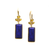 Tresor Collection - Gemstone and Raw Diamond Earring in 18K Gold