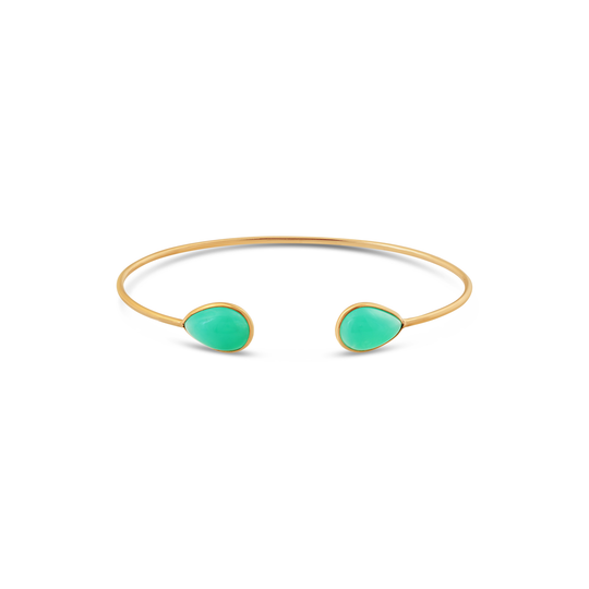 Crysophrase P/S Bangle In 18K Yellow Gold