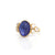 Tanzanite and Rainbow Moonstone Ring in 18k Yellow Gold