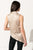 FLORA Pink Silk Drape Top |  | FLORA Top drapé rose en soie