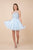 Nox Anabel - B652 Sparkly Lace Applique Bodice Tulle Cocktail Dress