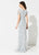 Ivonne D for Mon Cheri - 219D78 Embellished V-neck Trumpet Gown In Silver and Multi-Color