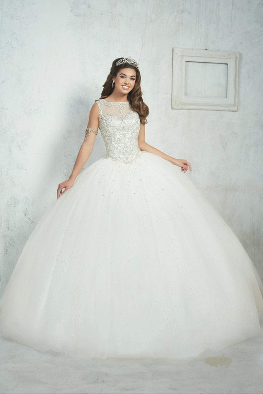 Fiesta Gowns - 56319 Embroidered Lace Tulle Ballgown