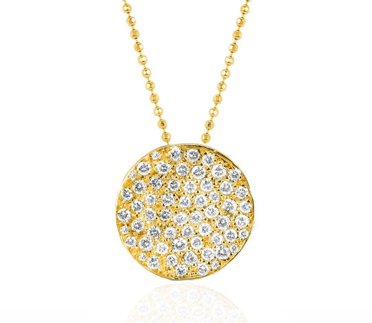 18k Full Moon Phase Coin Necklace