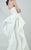 MNM Couture - Strapless Ruffled Empire Long Gown G0691 in White
