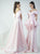 MNM Couture - Wide Off Shoulder Haute Couture Dress G0712 in Pink