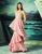 MNM Couture - Layered Embroidered Illusion Evening Gown G0794 in Pink