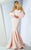 MNM COUTURE - G0870 Pleated Sweetheart Mermaid Dress In Pink