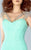 MNM COUTURE - G0876 Cap Sleeve Jewel Ornate Fringed Mermaid Gown In Green