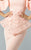 MNM Couture - G0883 Floral Applique Square Neck Mermaid Gown In Pink