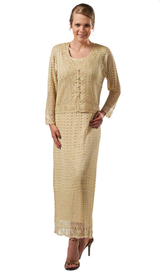 Soulmates - G1006 Hand Crochet Dress Jacket Set