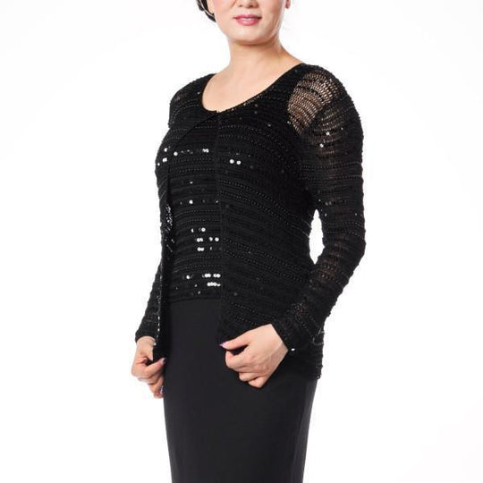 Soulmates - G1104X QUEEN BEADED TWIN SET in Black