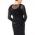 Soulmates - G1104X QUEEN BEADED TWIN SET in Black