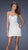 GiGi - Beaded Lace Strapless Lace Cocktail Dress 20054 In White and Neutral