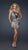 GiGi - Two-Tone One-Shoulder Ruched Cocktail Dress 17365 In Black and Nude