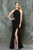 G650 Sleeveless Halter Long Dress with Slit