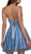 Nox Anabel - G651 Embroidered Strapless Sweetheart Cocktail Dress