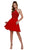 Nox Anabel - G657 Applique Halter Neck A-line Dress