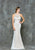 Glow by Colors - G661 Lavish Lace Evening Gown in White