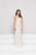Glow by Colors - Embellished Sweetheart Sheath Dress G664  in White and Gold