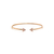 Diamond Bangle With Triangle In 18k RG