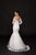Glow by Colors - G744-1 Beaded Lace Off-Shoulder Mermaid Dress In White