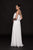 Glow by Colors - G778 Halter Chiffon Evening Dress In White