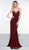 Glow by Colors - G819 Sleeveless Strappy Back Metallic Knit Long Dress In Red