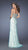 GiGi - Bejeweled Sweetheart Sheath Evening Dress 20017 In Blue