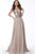 Jovani - JVN62406 Sweetheart Pleated A-Line Evening Dress In Neutral