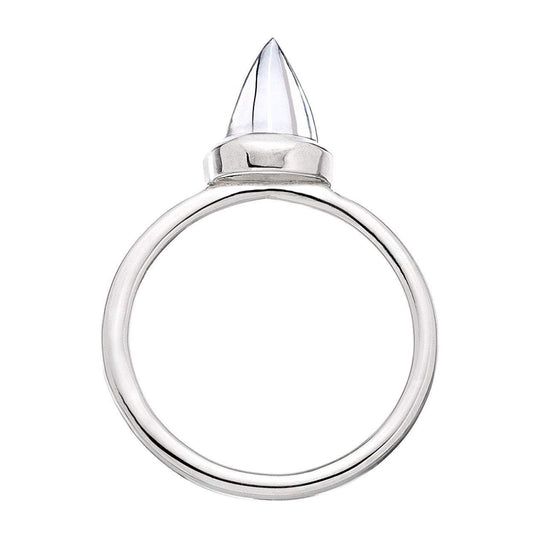 Heather Hawkins - Gemstone Bullet Ring - Crystal Quartz/WG