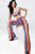 Jovani - 1075 Sequined Strapless Jumpsuit In Multi-Color