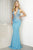 Baccio Couture - Sharon Paint - Caviar Jersey In Blue