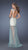 GiGi - Ornate Illusion Mesh Bateau Sheath Gown 19863 In Blue
