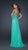 GiGi - Jewel Embellished V-Neck Chiffon A-line Gown 17665 In Green